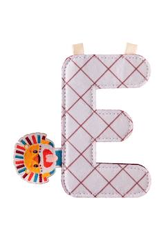 Linge de maison et décoration-Décoration-Lettre e lion jack