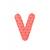 Lettre v Orange 2 - vertbaudet enfant 