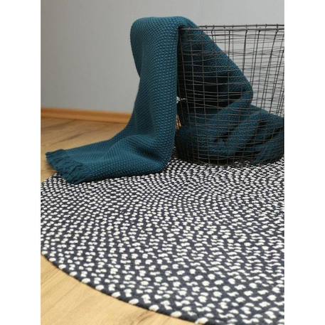 Tapis coton rond allen Noir et blanc 3 - vertbaudet enfant 