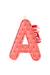 Lettre a alice Rouge 1 - vertbaudet enfant 