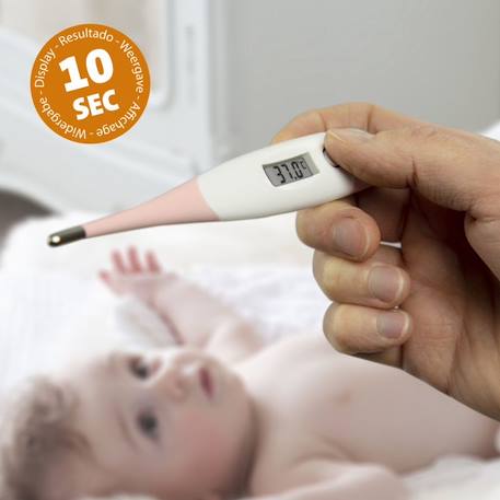 Thermomètre digital alecto Gris+Rose+Vert 6 - vertbaudet enfant 