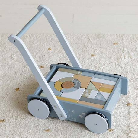 Chariot à blocs océan Bleu 6 - vertbaudet enfant 