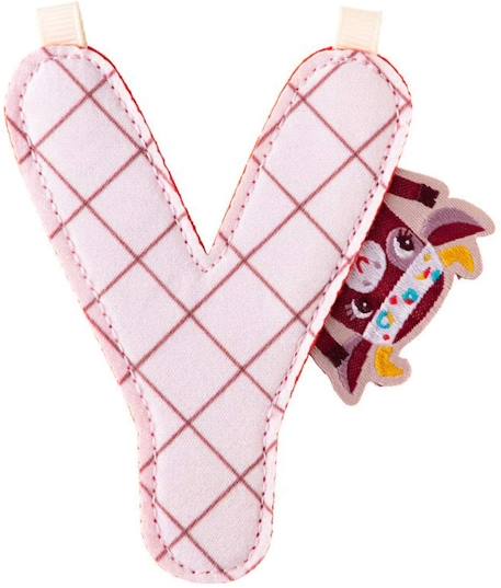 Lettre y vache rosalie Rose 2 - vertbaudet enfant 