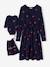 Kit Maternité 'Mon coeur' chemise de nuit grossesse + body bébé + pochon écru+marine 18 - vertbaudet enfant 