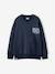Sweat loose effet délavé noir 1 - vertbaudet enfant 