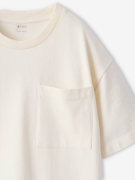 T-shirt garçon oversize écru 4 - vertbaudet enfant 