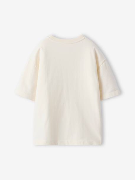 T-shirt garçon oversize écru 3 - vertbaudet enfant 