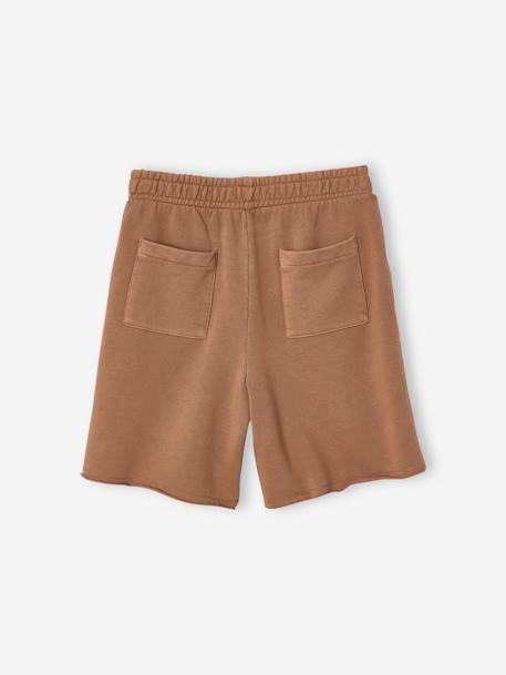 Lot de 2 bermudas effet délavé noix de pécan 12 - vertbaudet enfant 