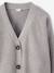 Gilet court fille écru+gris chiné 8 - vertbaudet enfant 
