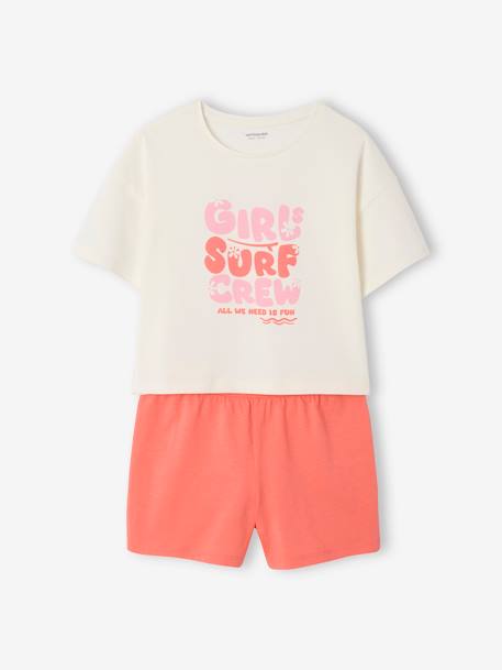 Lot de 2 pyjashorts surf fille rose 2 - vertbaudet enfant 