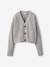 Gilet court fille écru+gris chiné 6 - vertbaudet enfant 