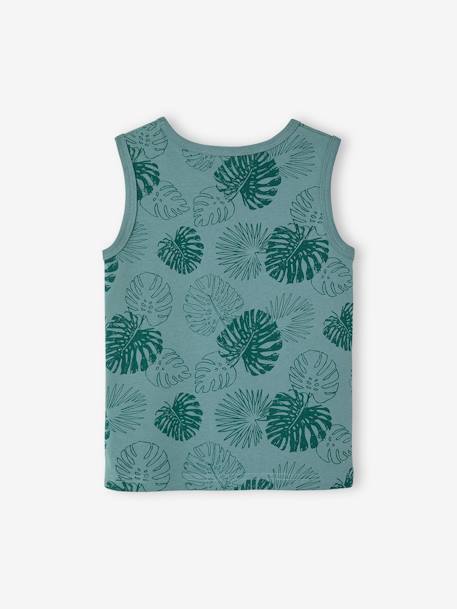 Débardeur motifs surf garçon blanc imprimé+vert 7 - vertbaudet enfant 