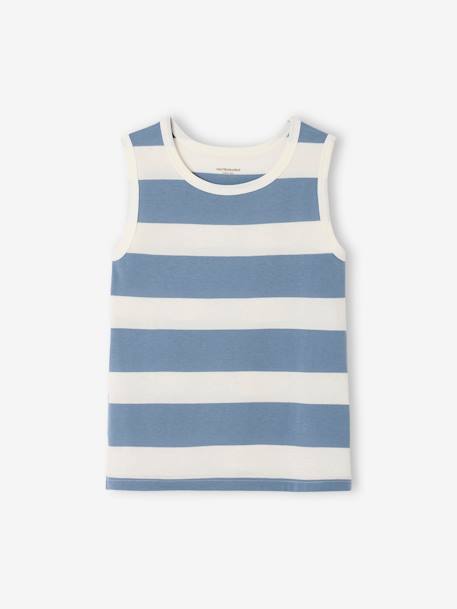 Lot de 2 débardeurs garçon lot jaune+lot vert 4 - vertbaudet enfant 