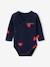 Kit Maternité 'Mon coeur' chemise de nuit grossesse + body bébé + pochon écru+marine 20 - vertbaudet enfant 