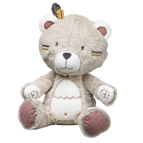 Doudou ours en velours - timouki Beige 1 - vertbaudet enfant 