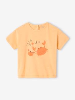 -T-shirt bébé motif animalier manches courtes