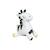 Doudou en velours - pluche et pompon Blanc 1 - vertbaudet enfant 