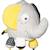 Jouet d'activités enfant eléphant en velours - babyfan Gris 3 - vertbaudet enfant 