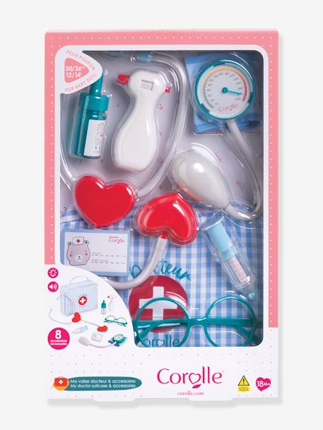 Valise docteur et accessoires bleu 4 - vertbaudet enfant 