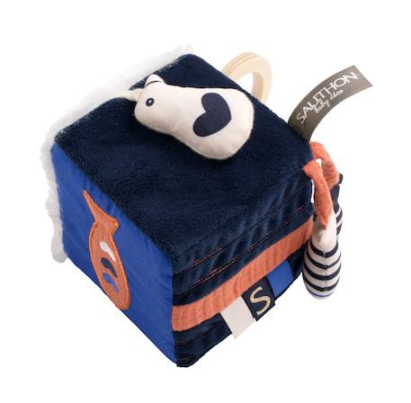 Cube d'activites en velours - baby sailor Bleu 1 - vertbaudet enfant 