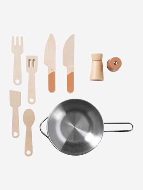 Cuisine en bois FSC® design caramel+vert 6 - vertbaudet enfant 