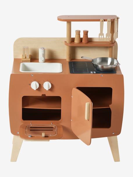 Cuisine en bois FSC® design caramel+vert 11 - vertbaudet enfant 