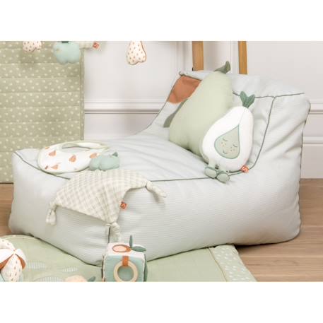 Doudou poire en coton - botanica Blanc 5 - vertbaudet enfant 