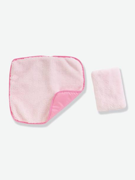 Ensemble couffin peluche pour poupon 36/42 cm rose 3 - vertbaudet enfant 