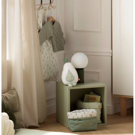 Doudou poire en coton - botanica Blanc 4 - vertbaudet enfant 