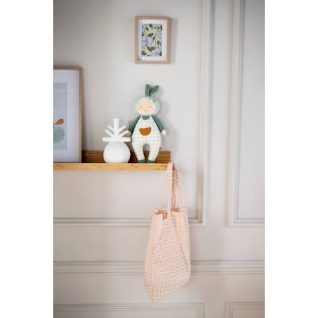 Doudou jardinier en coton - botanica Vert tilleul 3 - vertbaudet enfant 