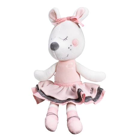 Doudou petite souris danseuse étoile en velours - lilibelle Rose 1 - vertbaudet enfant 