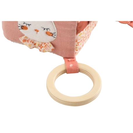 Cube d'activités en coton - esmee Rose 2 - vertbaudet enfant 