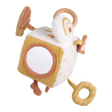 Cube d'activités en coton - sunlight Blanc 1 - vertbaudet enfant 