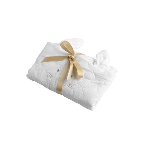 Housse de matelas à langer en coton - original Blanc+Jaune 2 - vertbaudet enfant 