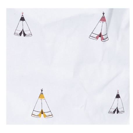 Panière de rangement en tissu - timouki Blanc 3 - vertbaudet enfant 