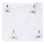 Panière de rangement en tissu - timouki Blanc 3 - vertbaudet enfant 