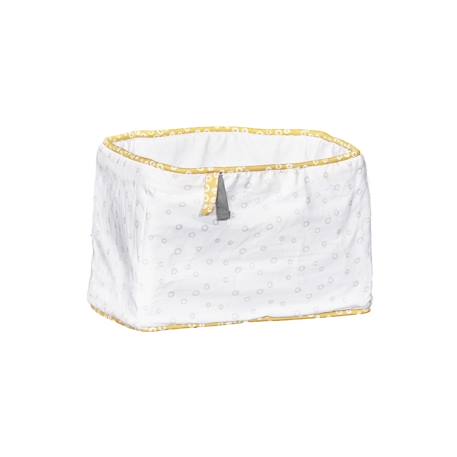 Paniere tissu en coton - eli & zeli Blanc 1 - vertbaudet enfant 