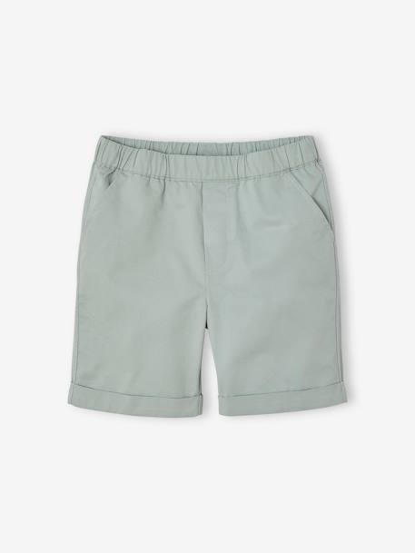 Ensemble céremonie chemise et bermuda garçon vert sauge 3 - vertbaudet enfant 