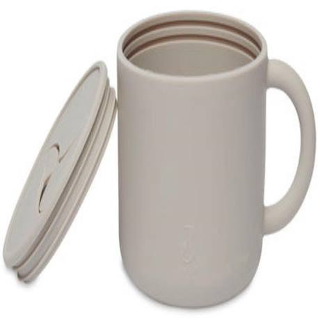 Gobelet à goûter avec couvercle en silicone Beige+Bleu+Gris+Marron 4 - vertbaudet enfant 