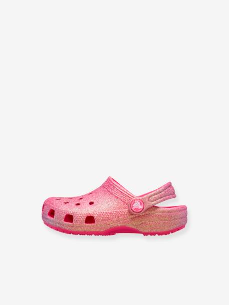 Sabots bébé Classic Iridescent Glitte (TM) blanc+rose 10 - vertbaudet enfant 