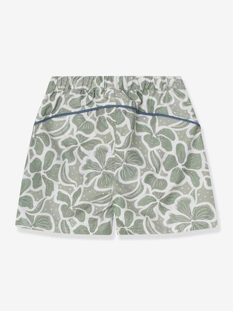 Shorts de bain imprimés pour garçons MATMAKI vert imprimé 3 - vertbaudet enfant 