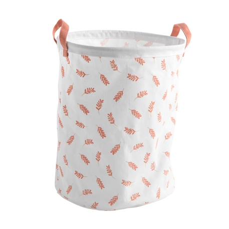 Panière de rangement en tissu - esmee Blanc 1 - vertbaudet enfant 