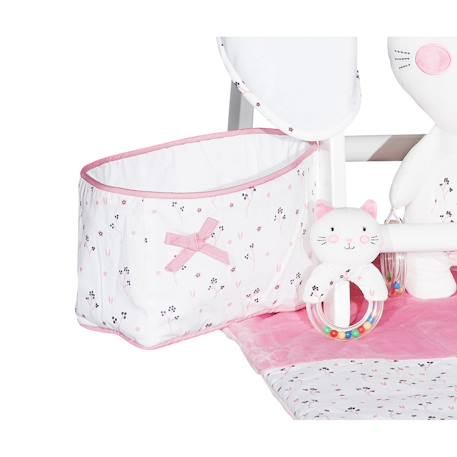 Paniere tissu en coton - chapaillettes Blanc 3 - vertbaudet enfant 