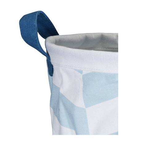 Panière de rangement en tissu - lazare Bleu 3 - vertbaudet enfant 