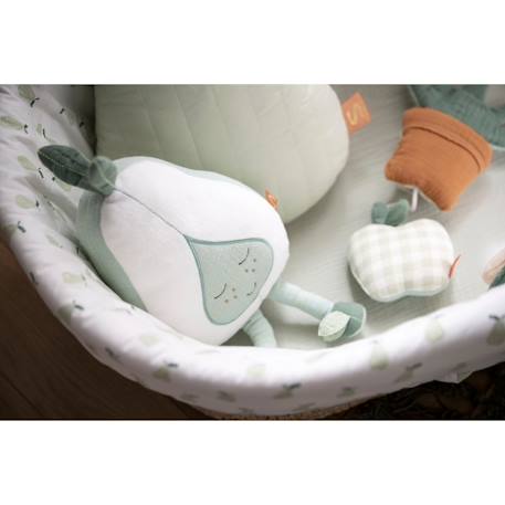 Doudou poire en coton - botanica Blanc 2 - vertbaudet enfant 