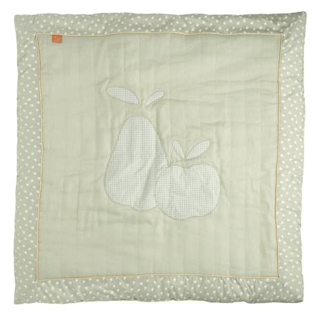 Grand tapis de sol en lin - botanica Vert tilleul 1 - vertbaudet enfant 