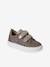 Baskets enfant fille cuir à scratchs beige imprimé+or 1 - vertbaudet enfant 