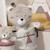 Doudou ours en velours - timouki Beige 3 - vertbaudet enfant 