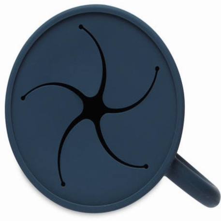 Gobelet à goûter avec couvercle en silicone Beige+Bleu+Gris+Marron 8 - vertbaudet enfant 