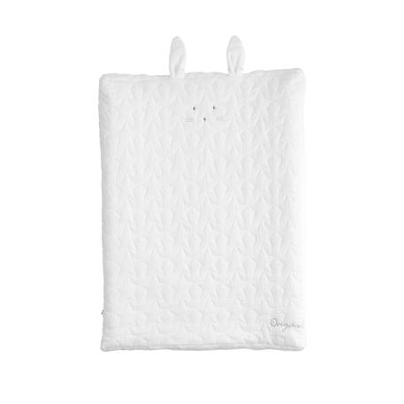 Housse de matelas à langer en coton - original Blanc+Jaune 1 - vertbaudet enfant 